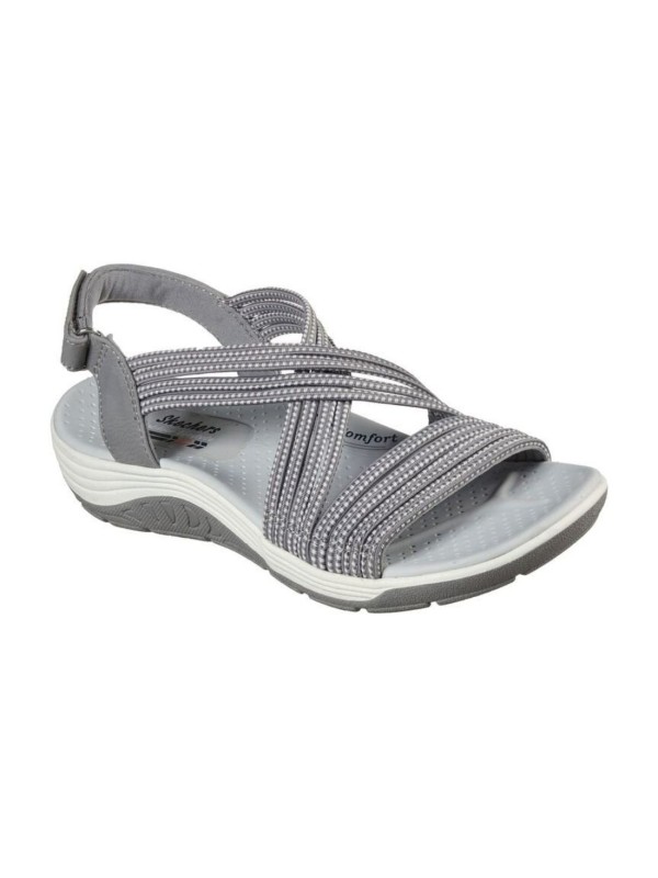 Sandalia Skechers 163122 Gris