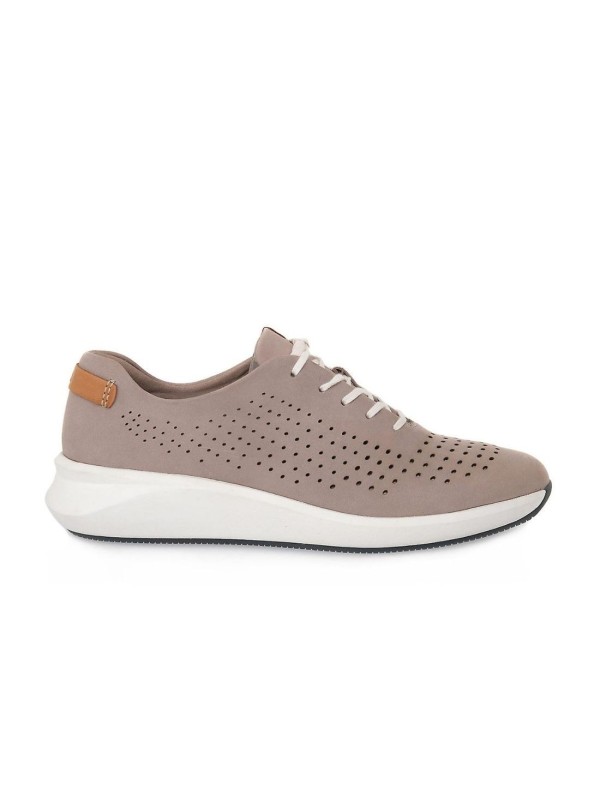 Sneakers Clarks Un Rio Tie Nobuck Beige