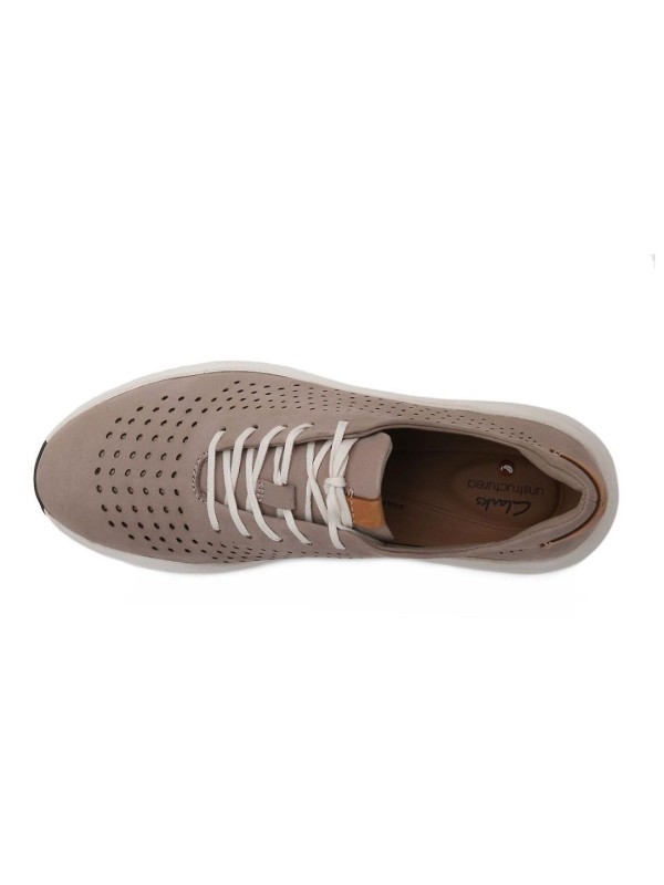 Sneakers Clarks Un Rio Tie Nobuck Beige