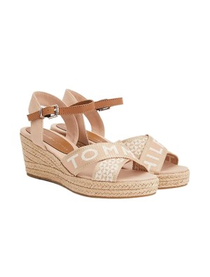 Sandalia Cuña Tommy Hilfiger 06297 Nude