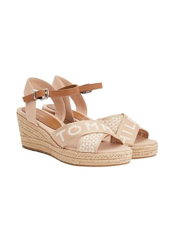 Sandalia Cuña Tommy Hilfiger 06297 Nude