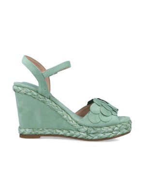 Sandalia Cuña Menbur 22959 Verde Agua