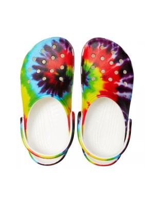 Zueco Crocs Classic Clog U Tie Dye Multi