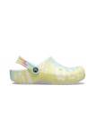 Zueco Crocs Classic Clog U Tie Dye Blanco Multi