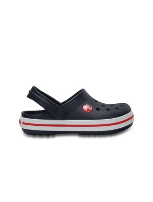 Zueco Crocs Crocband Clog T Marino Rojo