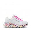 Deportivo Skechers Uno Lite 314976 Blanca Multi