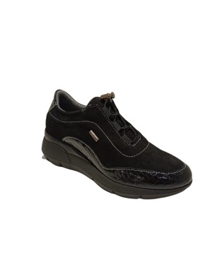 Sneaker Cuña Waterproof Nature 4681 Negro
