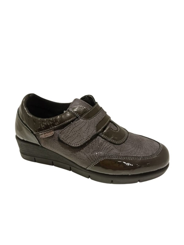 Zapato 48Horas 22102 Gris