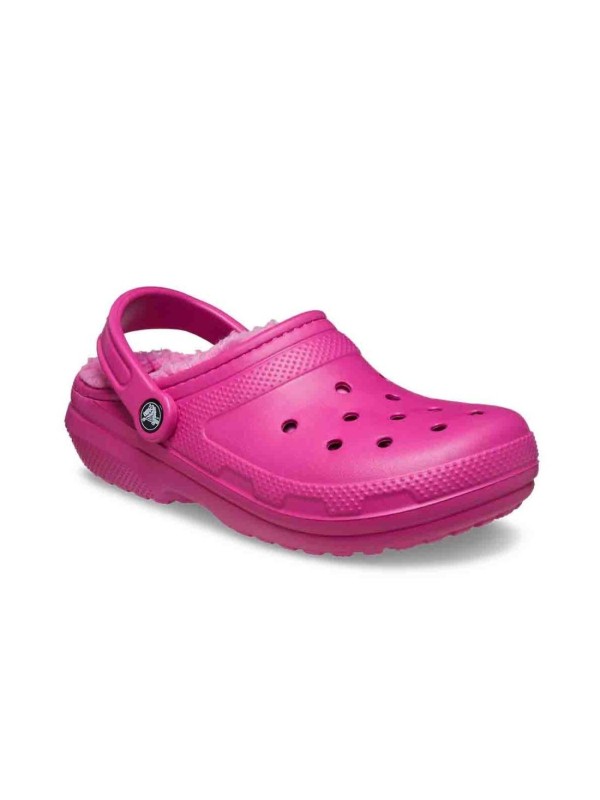 Zueco Crocs Classic Lined Clog U Fucsia