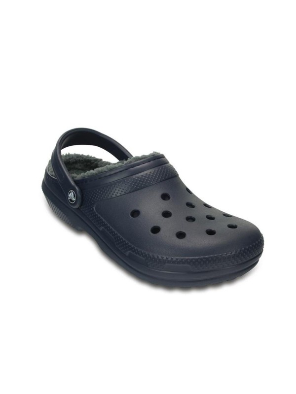 Zueco Unisex Crocs Classic Lined Clog U Marino