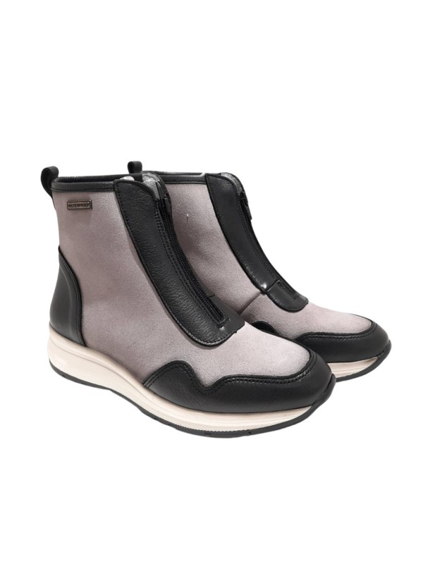 Botin Waterproof KMN K055 Negro Gris