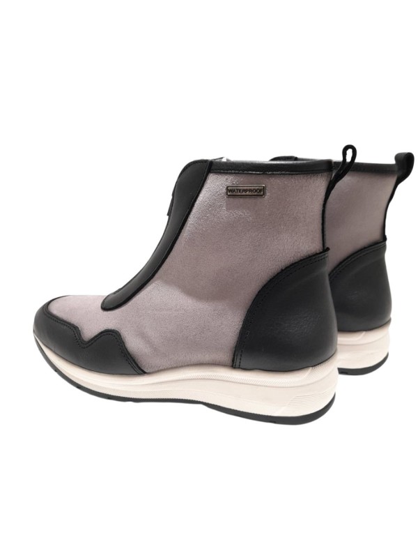 Botin Waterproof KMN K055 Negro Gris