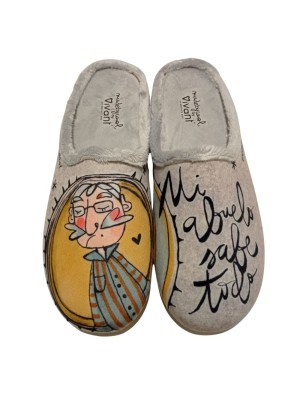 Zapatilla Casa Vivant 242240 Abuelo Gris