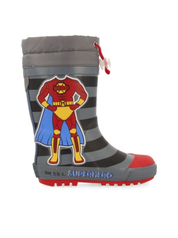 Botas Agua Gioseppo Arborg 67015 Superheroe Gris