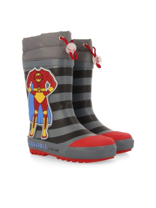 Botas Agua Gioseppo Arborg 67015 Superheroe Gris