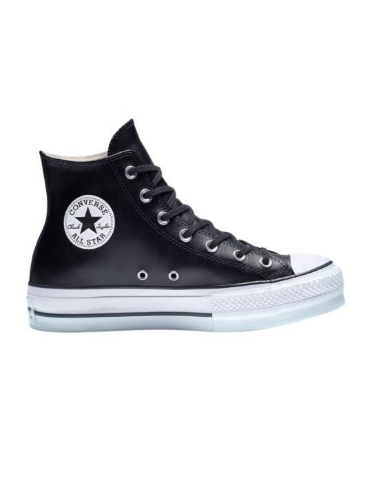 Chuck Taylor All Star Plataform Leather 561675C Negro