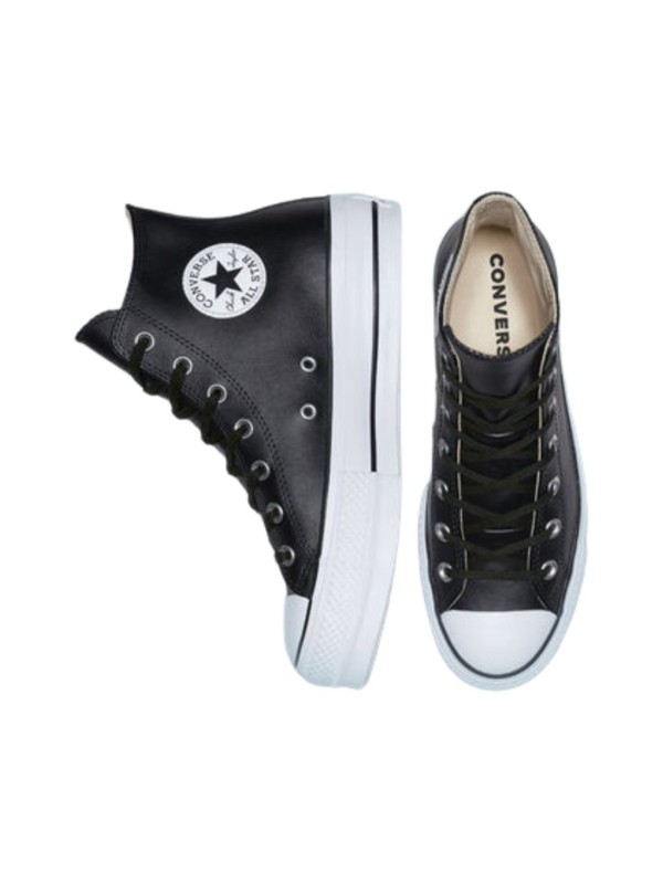 Chuck Taylor All Star Plataform Leather 561675C Negro