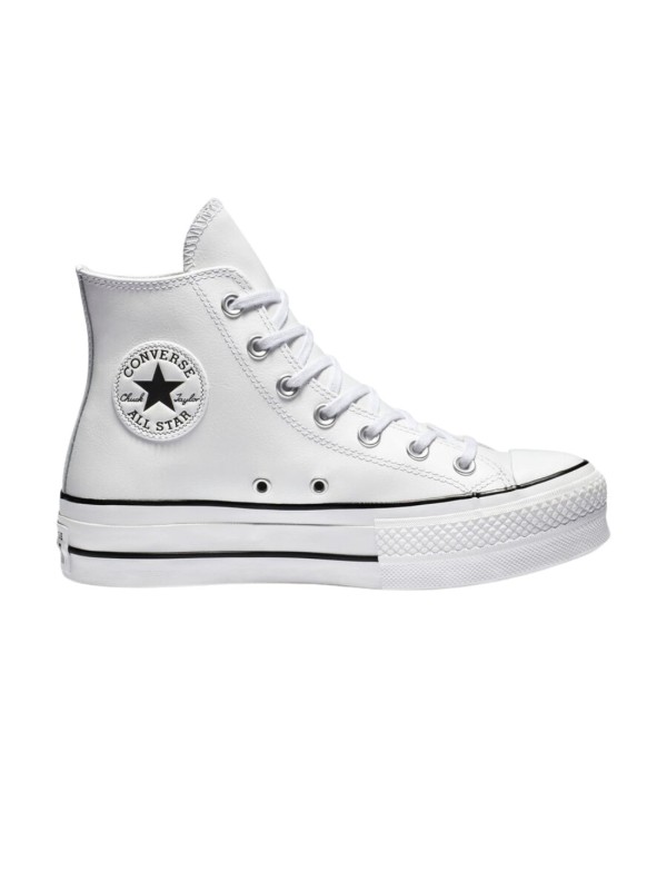 Chuck Taylor All Star Plataform Leather 561676C Blanco