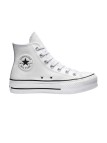 Chuck Taylor All Star Plataform Leather 561676C Blanco