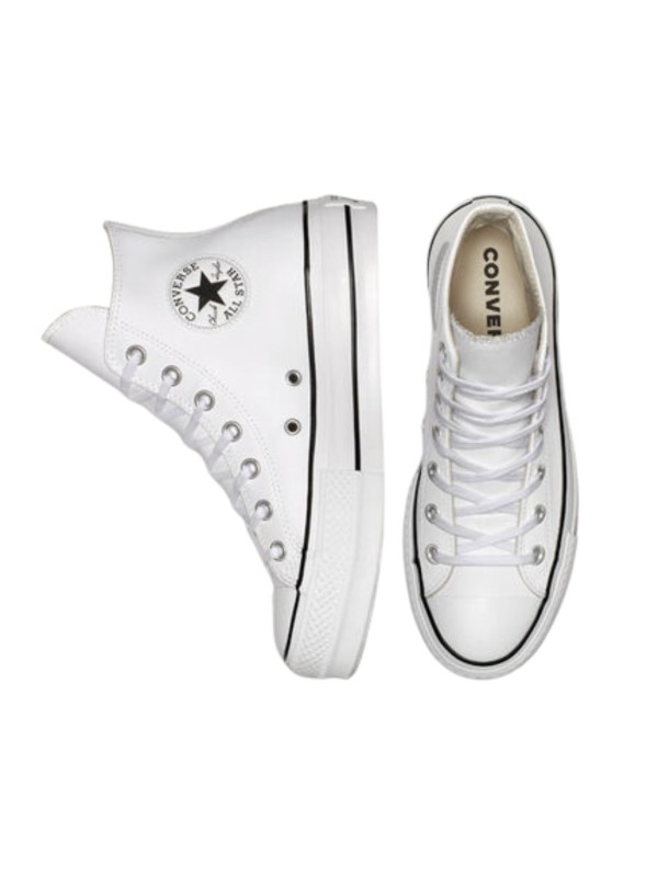 Chuck Taylor All Star Plataform Leather 561676C Blanco