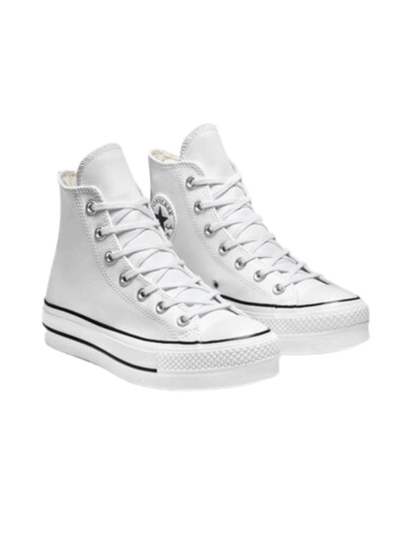 Chuck Taylor All Star Plataform Leather 561676C Blanco