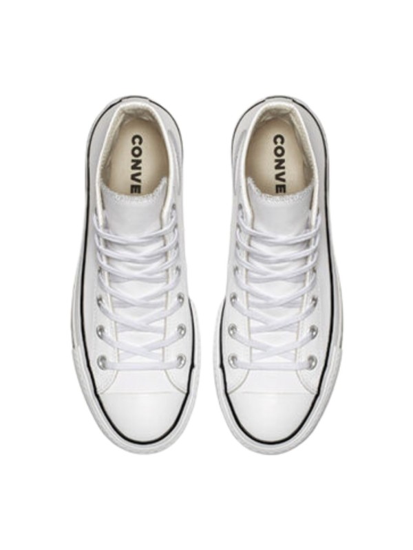 Chuck Taylor All Star Plataform Leather 561676C Blanco