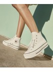 Chuck Taylor All Star Plataform Leather 561676C Blanco