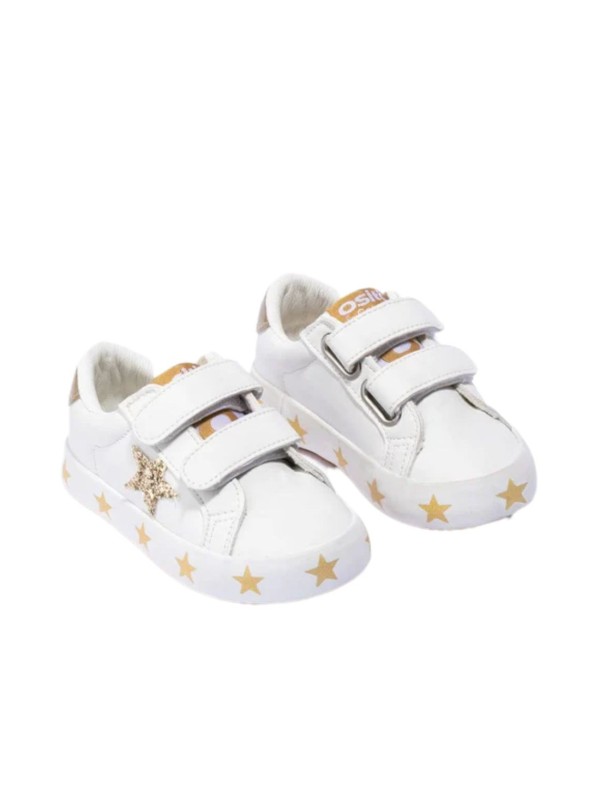 Zapatilla Conguitos NVS15301 Blanco/Oro