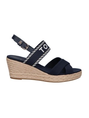 Sandalia Cuña Tommy Hilfiger 07091 Marino