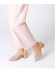 Zapato Trenzado Wonders I-9086 Rosa Camel