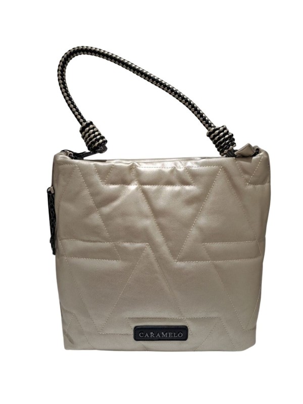 Bolso Caramelo 50434 Oro Plata