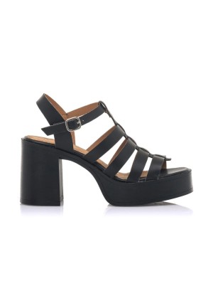 Sandalia Tacón Mustang 50564 Negro