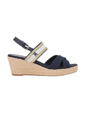 Sandalia Cuña Tommy Hilfiger 07090 Marino