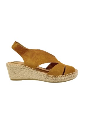 Alpargata Cuña Juncal Aguirre 2644 Cuero