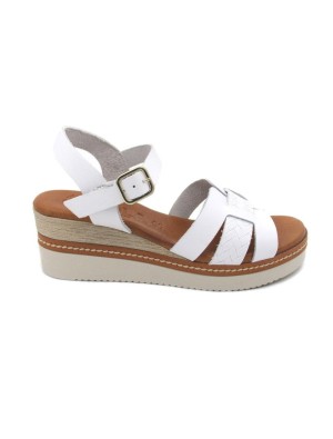 Sandalia Cuña Kaola 5540 Blanco