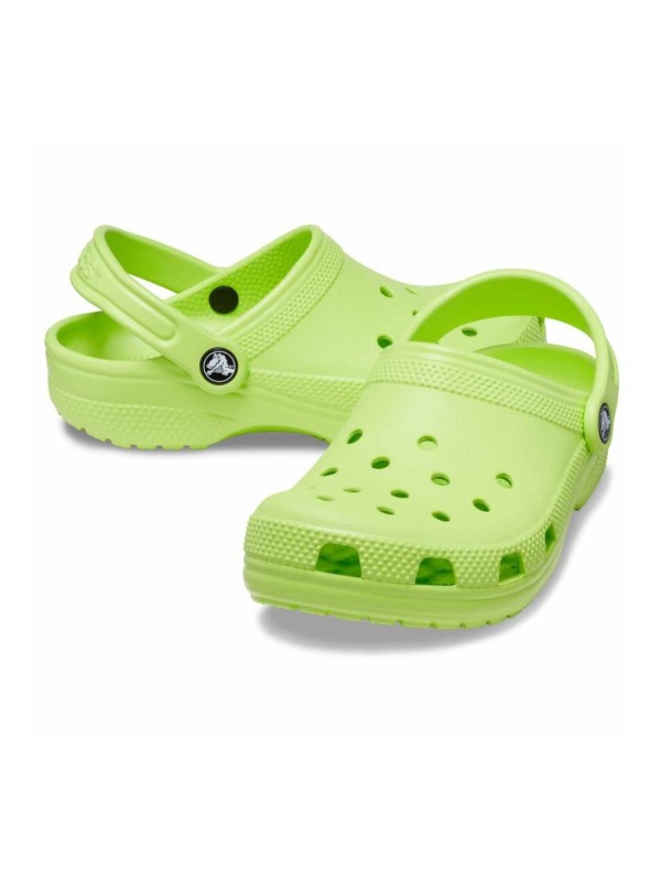 Zueco Crocs Classic Colg T Verde Lima 23-28