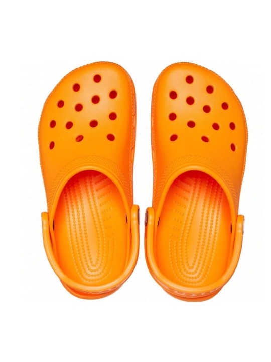 Zueco Crocs Classic Clog U Naranja Orange Zing (23-28)