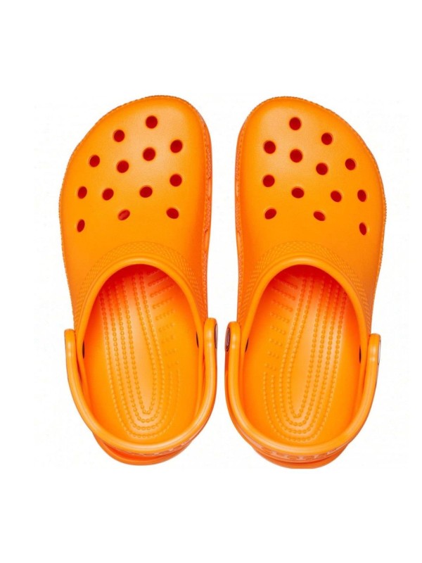 Zueco Crocs Classic Clog U Naranja Orange Zing (23-28)