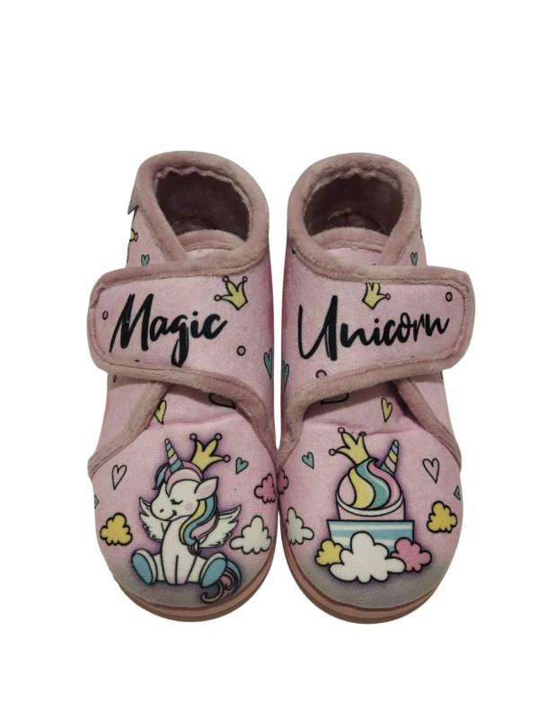 Zapatilla Casa Zapy AF11444 Unicornio Malva