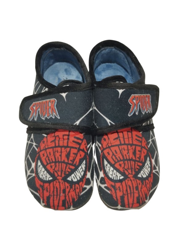 Zapatilla Casa Zapy AF501156 Spiderman Negro