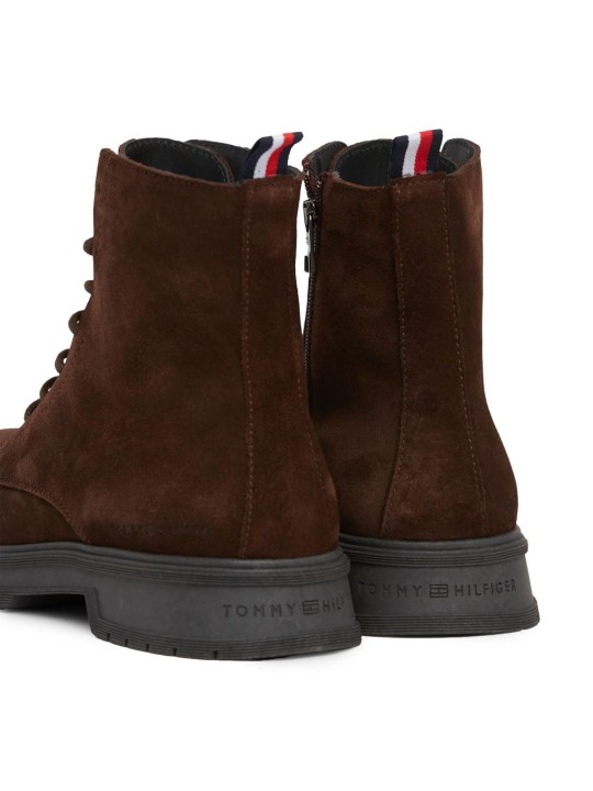 Botín Tommy Hilfiger Core Suede 04674 Marrón