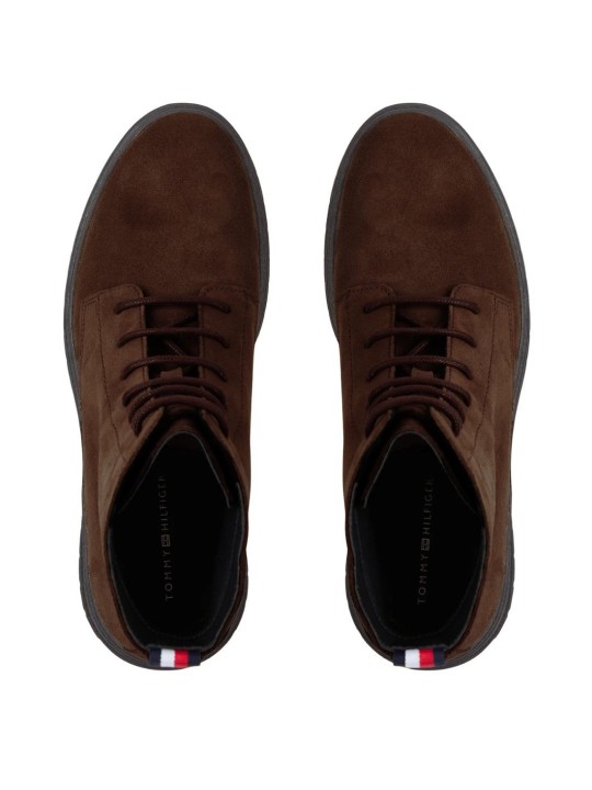 Botín Tommy Hilfiger Core Suede 04674 Marrón