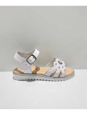 Sandalia Piel Coquette 15034 Blanco