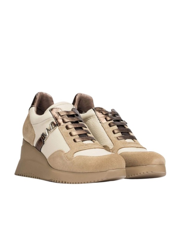 Deportivo Cuña Wonders Eva G-6610 Beige