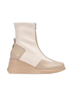 Botín Cuña Wonders India G-6614 taupe