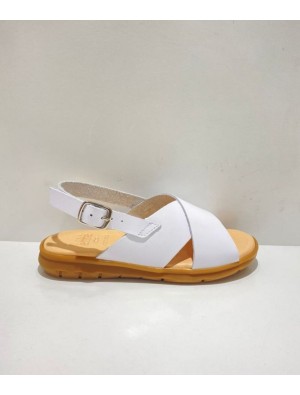 Sandalia Piel Coquette 15041 Blanco