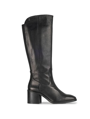 Bota Alta Sabela Popa Piel Negro