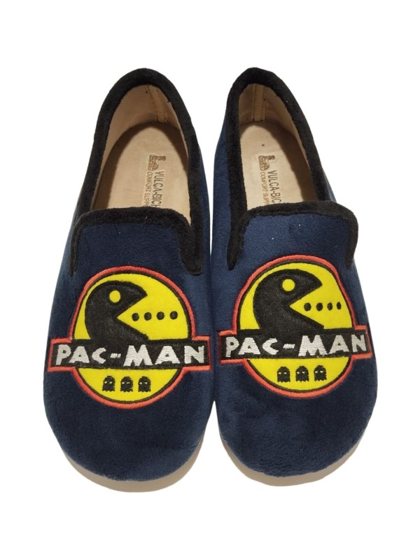 Zapatilla Casa Vulca Bicha 5810 Pac-Man Marino