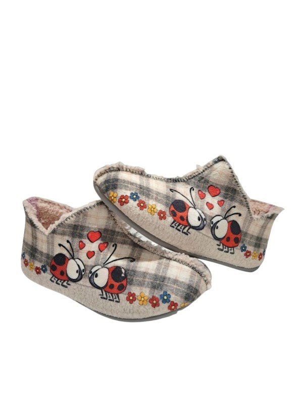 Zapatilla Casa CM Confort 30534 Mariquita Gris