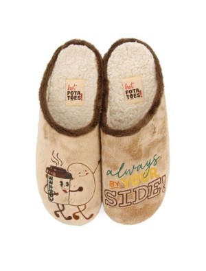 Zapatilla de casa Hot Potatoes Golspie 70131 Beige